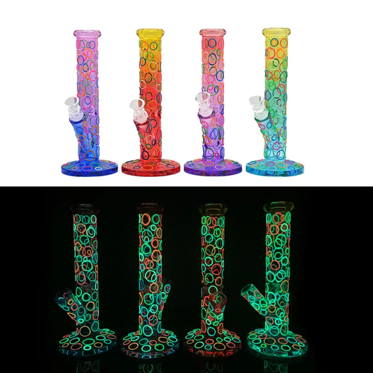 Bubble Bong | Glow In The Dark | 10 Inch | 14mm
