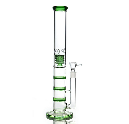 Classic Straight Tube | 4 Percolators | 17 Inch | 18 mm